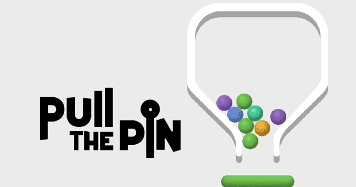 Pull the pin. Pull the pin