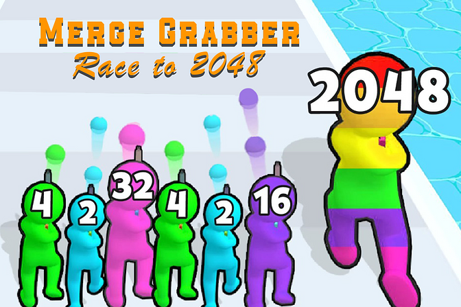 Merge Grabber: Race to 2048