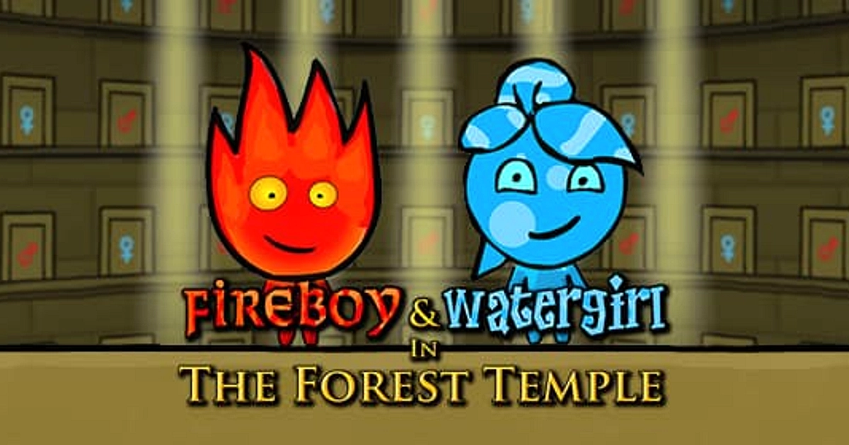 Fireboy and Watergirl 1 - The Forest Temple 100% (2P) 