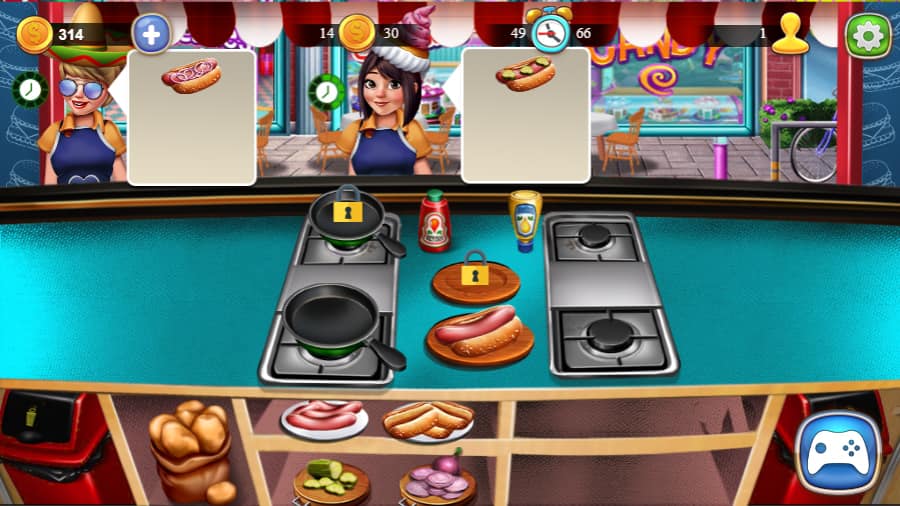 Cooking Fast: Hotdogs And Burgers - Free Online Games | Bgames.com