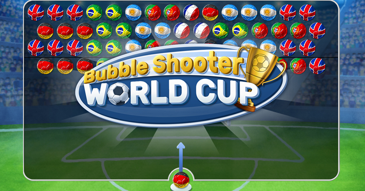 Jogo Bubble Shooter World Cup no Jogos 360