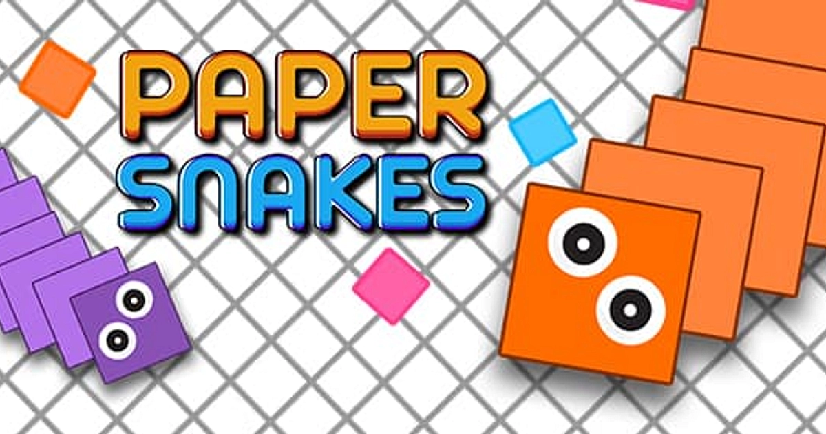 Paper Snakes io — Play for free at