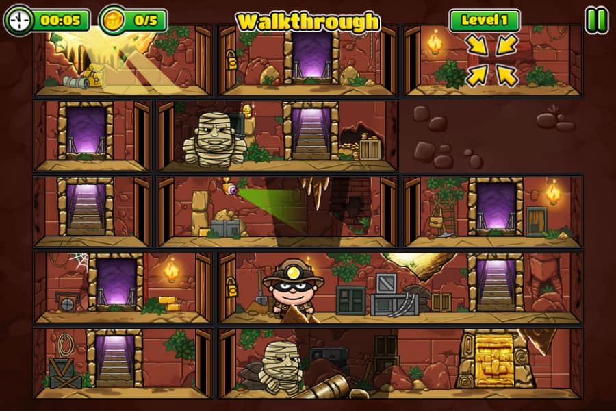 Bob The Robber 5 Temple Adventure Free Online Games
