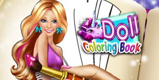 Download Doll Coloring Book Free Online Games Bgames Com