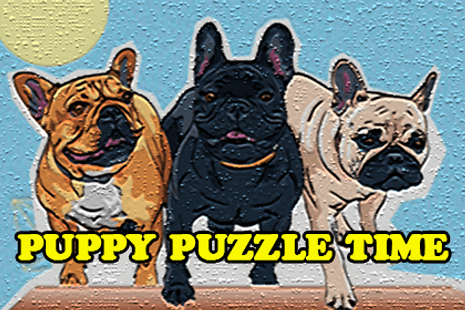 Puppy Puzzle Time